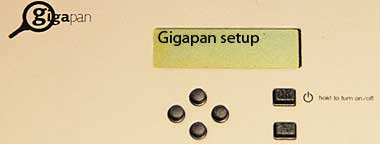 Gigapan imager setup
