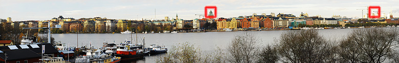 Gigapan image of kungsholmen shoreline