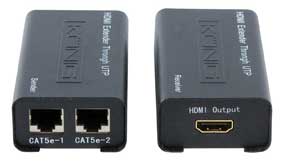 König HDMI extender for CAT5 and CAT6 lan wiring