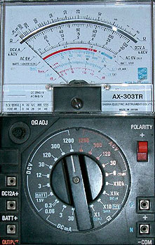 Analog multimeter