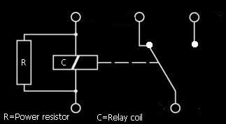 Relay RL3 Shunted with a power resistor to cheet HEVAC CDU