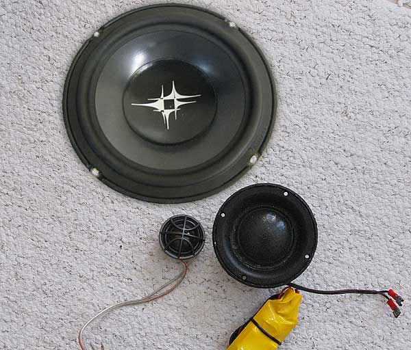 Peerless and DLS car audio speakers