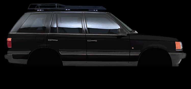 Range Rover P38 black