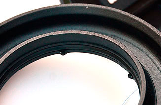 ring of the Lucroit lens adapter