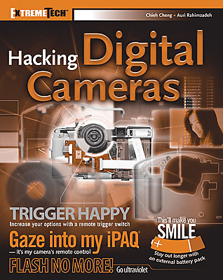 Hacking digital cameras, book cover