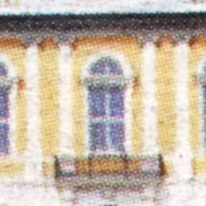 Crop from the abow scan of anewspaper, Lide 200 scanner used