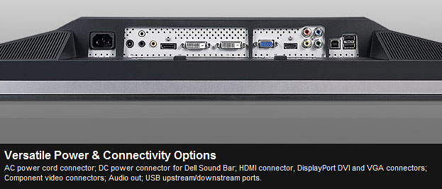 You can connect almost anything that you can think of to the Dell U2711