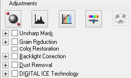 V850 pro all setting to zero Epson Perfection V850pro all color corrections and other improvements turned off.
