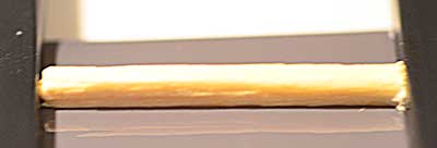 Improvised T-lock made of a matchstick