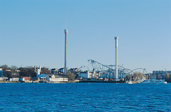 Grönalund Stockholm rollercoaster and amusement center