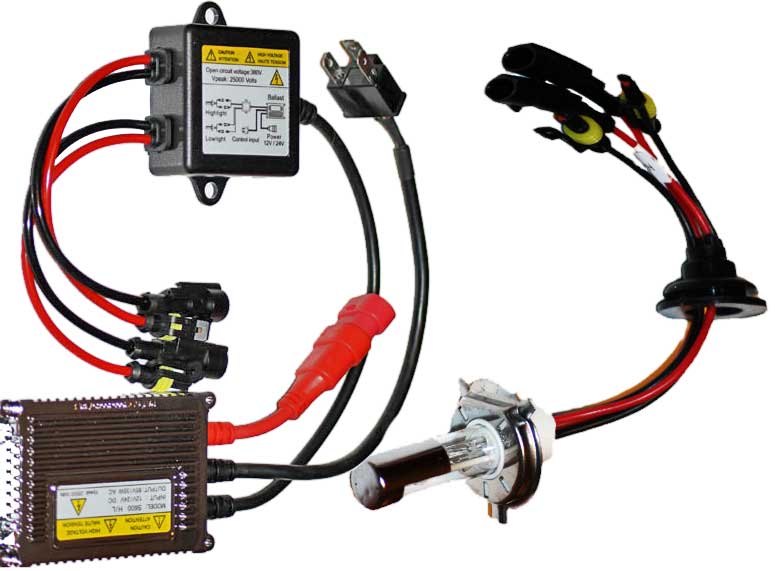 Dual H-4-4 Hid Kit without moving parts