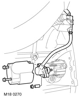 Range Rover P38 Thor engine, Crank angle possition sensor location