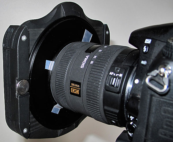 Sigma 8-16mm with filterholder