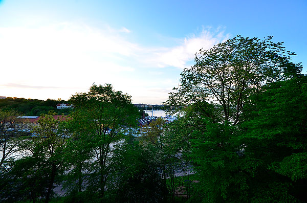 View over Långholmen Stockholm throug a Sigma 8-16mm lens @ 8mm