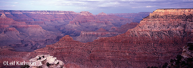 Grand Canyon, USA as captured with an Xpan with 45mm lens